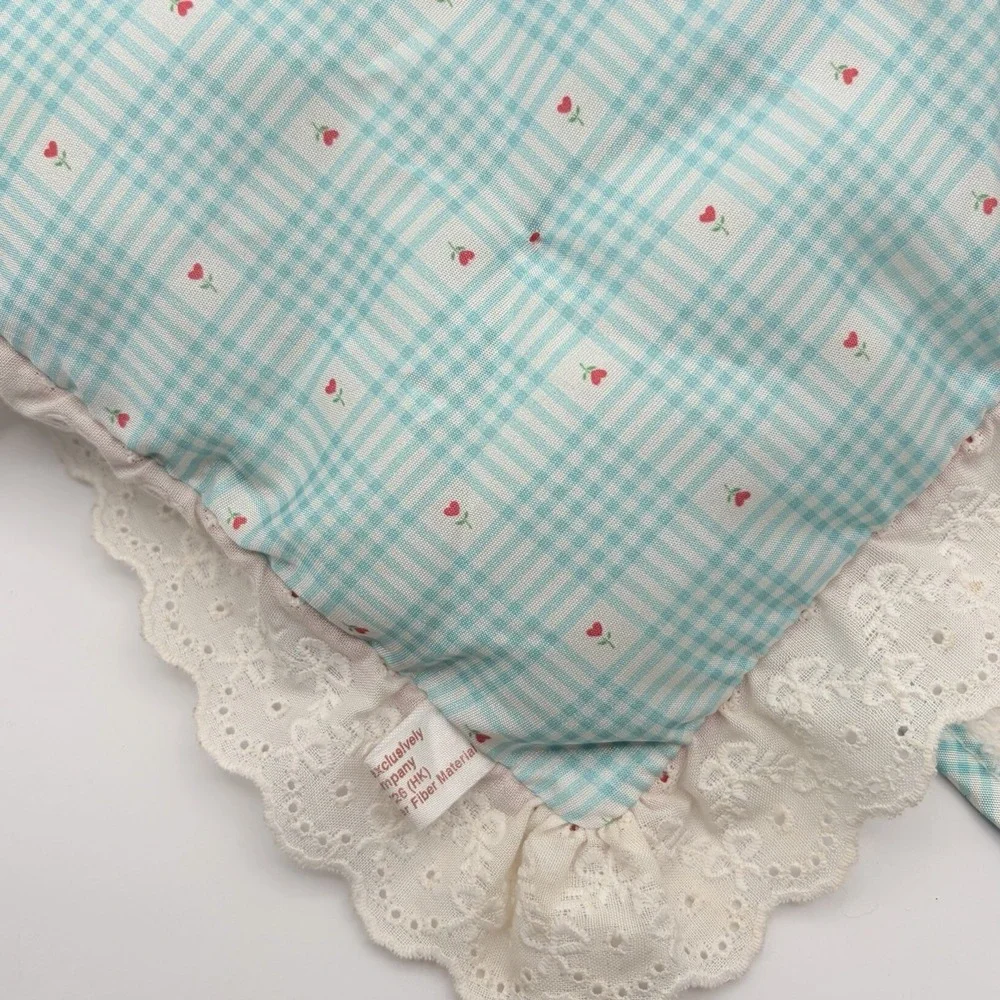 Vintage Pleasant Company Bitty Baby Brown Hair Brown‎ Eyes & Crib Accessories